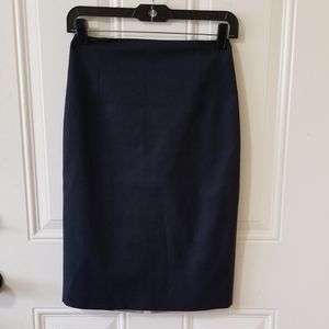 Tahari Navy Blue Pancil Skirt Size 0